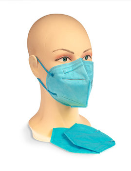 FFP2 Maske, türkis, Gr. L