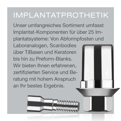 Plattformübergreifende Implantatprothetik Made in Germany